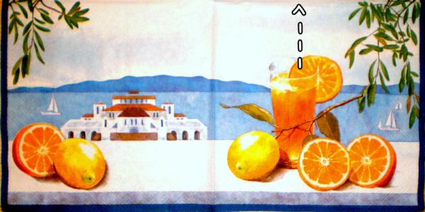 028 Zitronen, Orangen - 3-lagig - Ihr